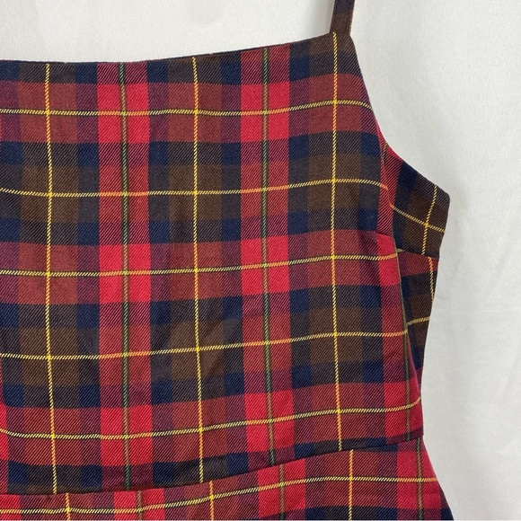 Nasty Gal Collection Women’s Plaid Mini Dress Size 8 - Picture 9 of 16